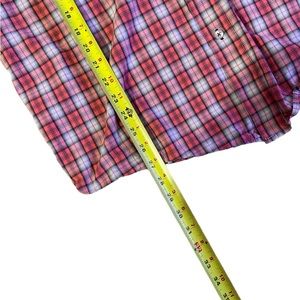 Cinch plaid long sleeve button up